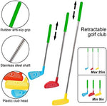 Child using adjustable Liberry golf club for sports training