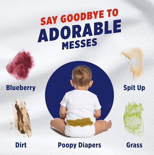 Back label of OxiClean Max Force showing 5-in-1 stain fighting agents.