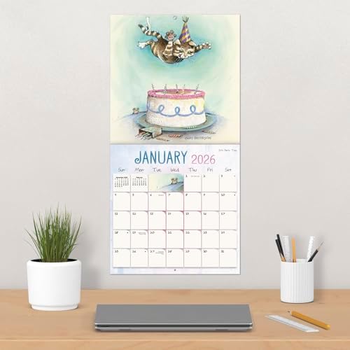 2026 Gary Patterson - Cats Wall Calendar - Image 6