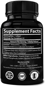 BioImmune AstaQuil authentic premium imported packaging displaying full product benefits.
