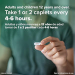 Close up of easy to swallow coated caplets of Bayer 500mg aspirin medicine