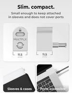 Packaging contents of the authentic USA imported Multplx laptop security anchor kit