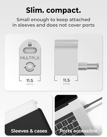 Packaging contents of the authentic USA imported Multplx laptop security anchor kit