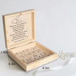 Side profile of miscarriage memorial box