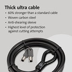 ClickSafe security lock head snapping into the silver metal dome mount adapter