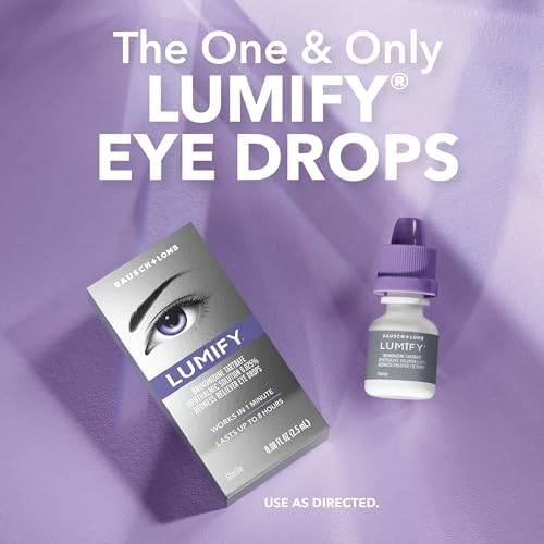 Close up of LUMIFY dropper tip and safety seal for hygiene