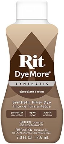 Rit synthetic fabric dye bottle label closeup showing color