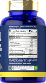 Carlyle odorless fish oil lemon flavor supplement facts label