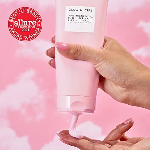 Glow Recipe skin barrier repair moisturizer showing the whipped cream texture close up.