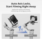 Dji Rs 4 Mini gimbal mounted with professional mirrorless camera