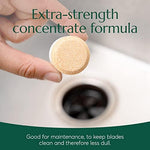 Foaming action demonstration of Cleanomic disposal cleaner in kitchen sink
