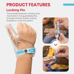Child wearing TGuard wristband for habit prevention