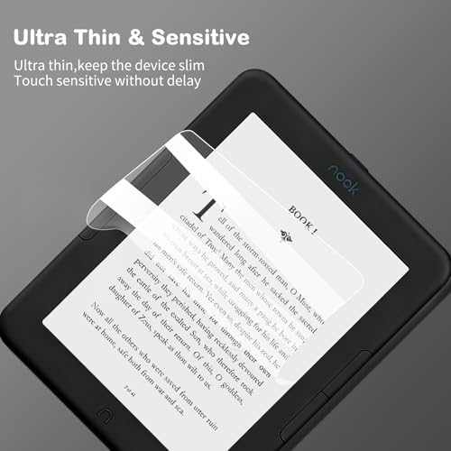 Two-pack matte screen protector kit for Nook eReaders