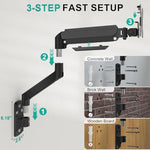 Wali wall mount installation hardware and wall plate