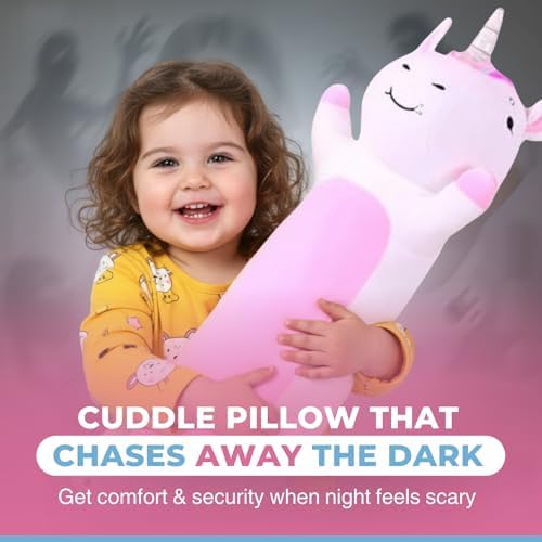 Kawaii unicorn plushie gift for girls and boys showing soft texture