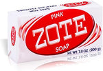Zote laundry bar soap seven ounce size individual packaging detail.
