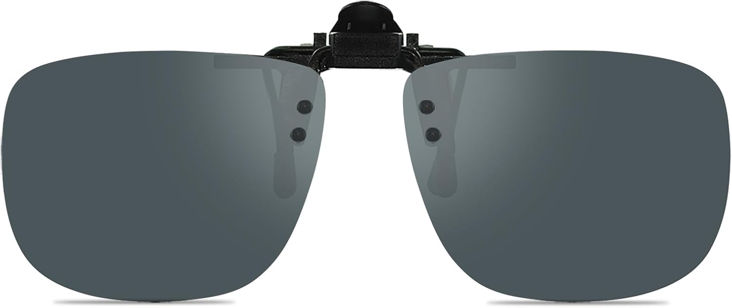 Wangly polarized clip on sunglasses front view