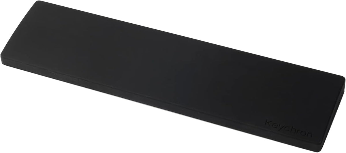Keychron Silicone Wrist & Palm Rest, 12.89" Length - Supports 75% Compact Keyboard Series V1/V2/Q1/Q2/Q9 & Lemokey P1 (Pro/Max/HE) - Anti-Slip Base - Smooth & Washable - Black - Image 11