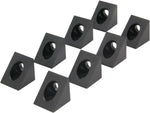 Black 2020 aluminum extrusion corner connector set