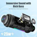 Ohayo X10 Max portable speaker connectivity ports and AUX input