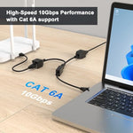 Willmleged RJ45 Y adapter for network cable extension