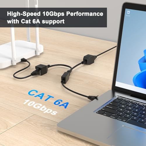 Willmleged RJ45 Y adapter for network cable extension