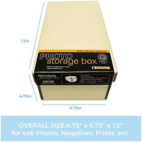 Lineco museum quality storage box with lid removed