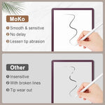 Detailed view of scratch-resistant PET film on Kindle Scribe