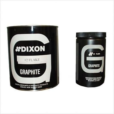 Dixon Graphite Lubricating Flake Graphite 1 pound can front view heavy duty industrial dry lubricant