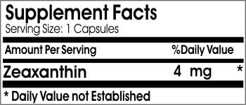 PureControl Supplements Zeaxanthin pure eye health support bottle