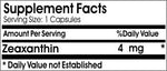 Naturetition Supplements Zeaxanthin bottle for eye health support