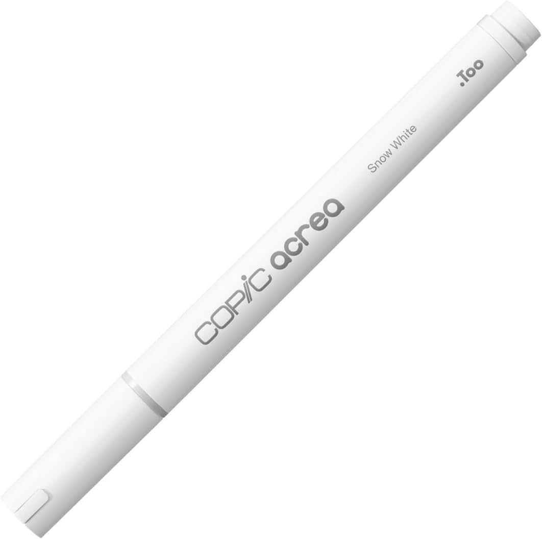 Copic Acrea 001 Snow White drawing pen front view marker