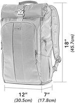 Think Tank FocusPoint camera bag back panel showing padded shoulder straps and laptop sleeve