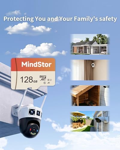 MindStor high speed TF card with included standard SD adapter package.