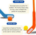 Authentic USA imported youth hockey set packaged for family activities and sports training