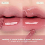 Rom&nd Glasting Color Gloss 07 Spring Fever side view showing shade
