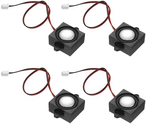 PATIKIL full range micro speakers showing the pre attached wire connector
