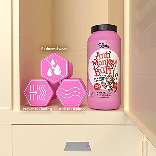 Anti Monkey Butt Lady Powder product back label details