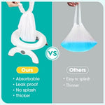 Comparison of Minne Baby liners with portable potty