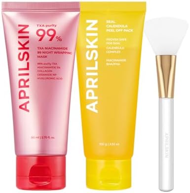 Aprilskin Pore Care and Glow Duo front view showcasing the packaging and jelly brush