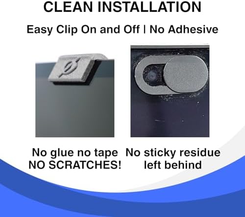 Gadget Ray USA manufactured webcam slide showing the back finger grip mechanism.