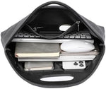 Side angle view highlighting the slim profile and lightweight structure of the YONBEN laptop carrier.