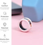 Pink Rinfit StyleFit ring protector showing the flexible and durable material texture.