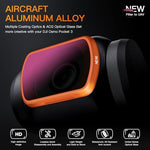 Close up of Mingven ND filters and Black Diffusion lens for Pocket 3