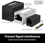 Side profile of the Jadaol UL listed network connector showcasing the compact form factor and heavy duty construction details.