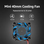 GDSTIME dual ball bearing electronic cooling fan showing the two pin connector and wire assembly