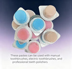 Coarse brown coffee flavor dental paste unit