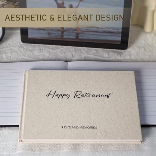 Close up of Lankaiva retirement guest book linen texture