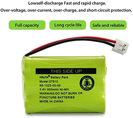 Kruta 27910 replacement battery pack illustrating the durable insulated construction for home phones.