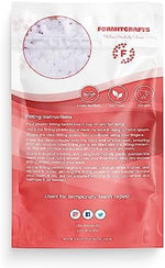 Formit Crafts temporary DIY tooth filling beads clear and white states during hot water transformation process.